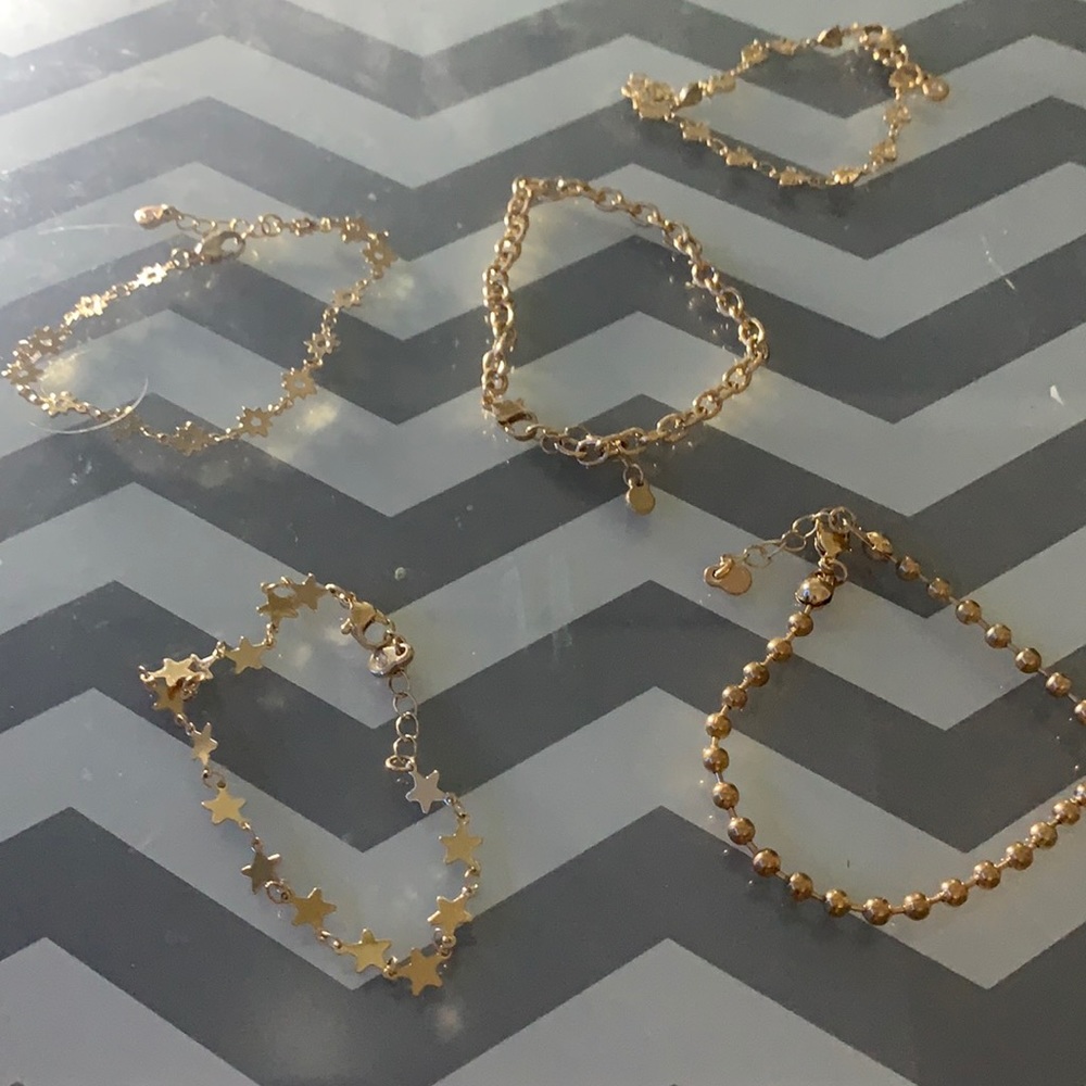 Gold Bracelet Set